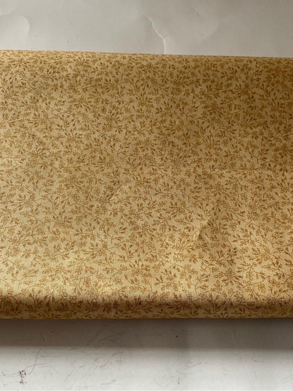 Quilt Sewing Fabric Moda#3840 Double Chocolat Cream-Gold Color 2.4 Yards Cotton